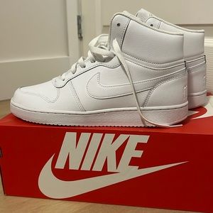 Mens White Nike Mid Sz 9